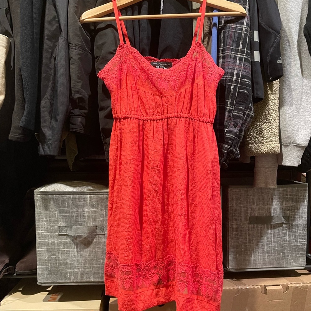 Urban Behavior Coral Red Dress xs/s
